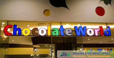 chữ nổi gắn led
