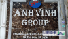 Thi công bảng hiệu cổng công ty Tập Đoàn Anh Vinh