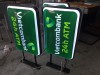 Thi công hộp đèn mica hút nổi Ngân Hàng Vietcombank